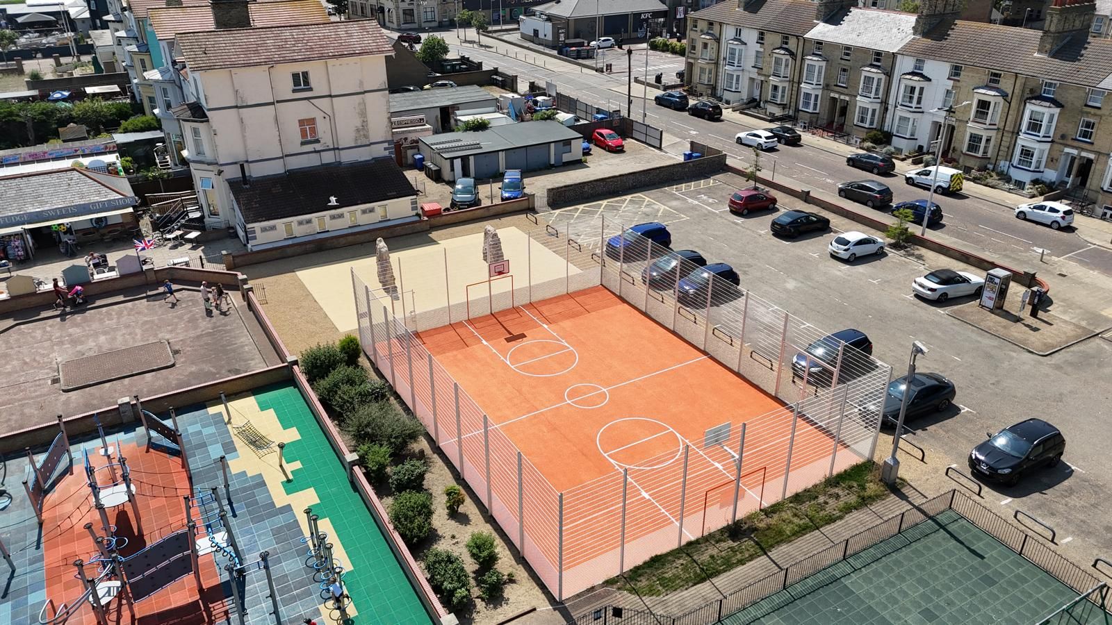 New MUGA pitch at Royal Green