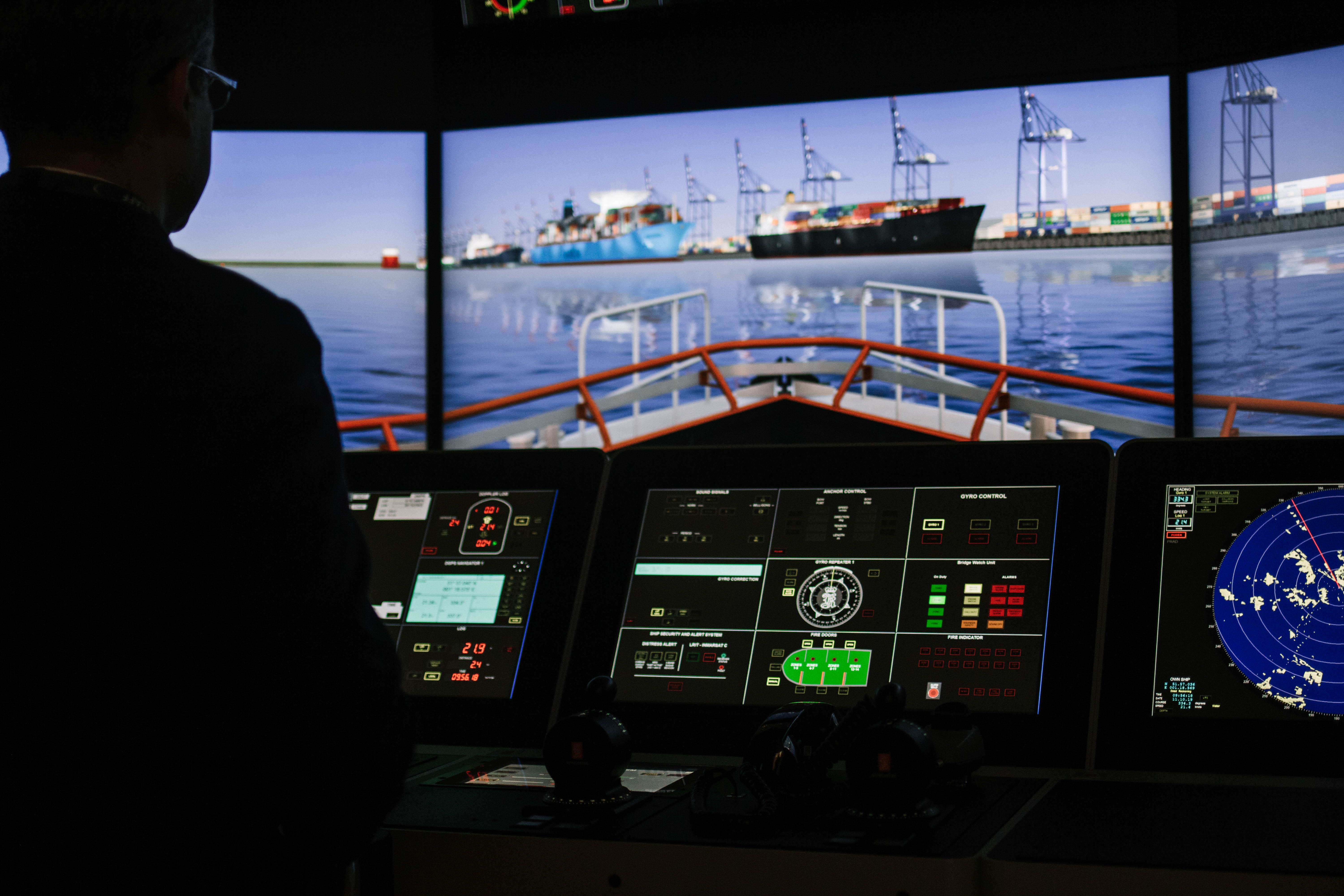 Maritime Simulator. Credit: East Coast College