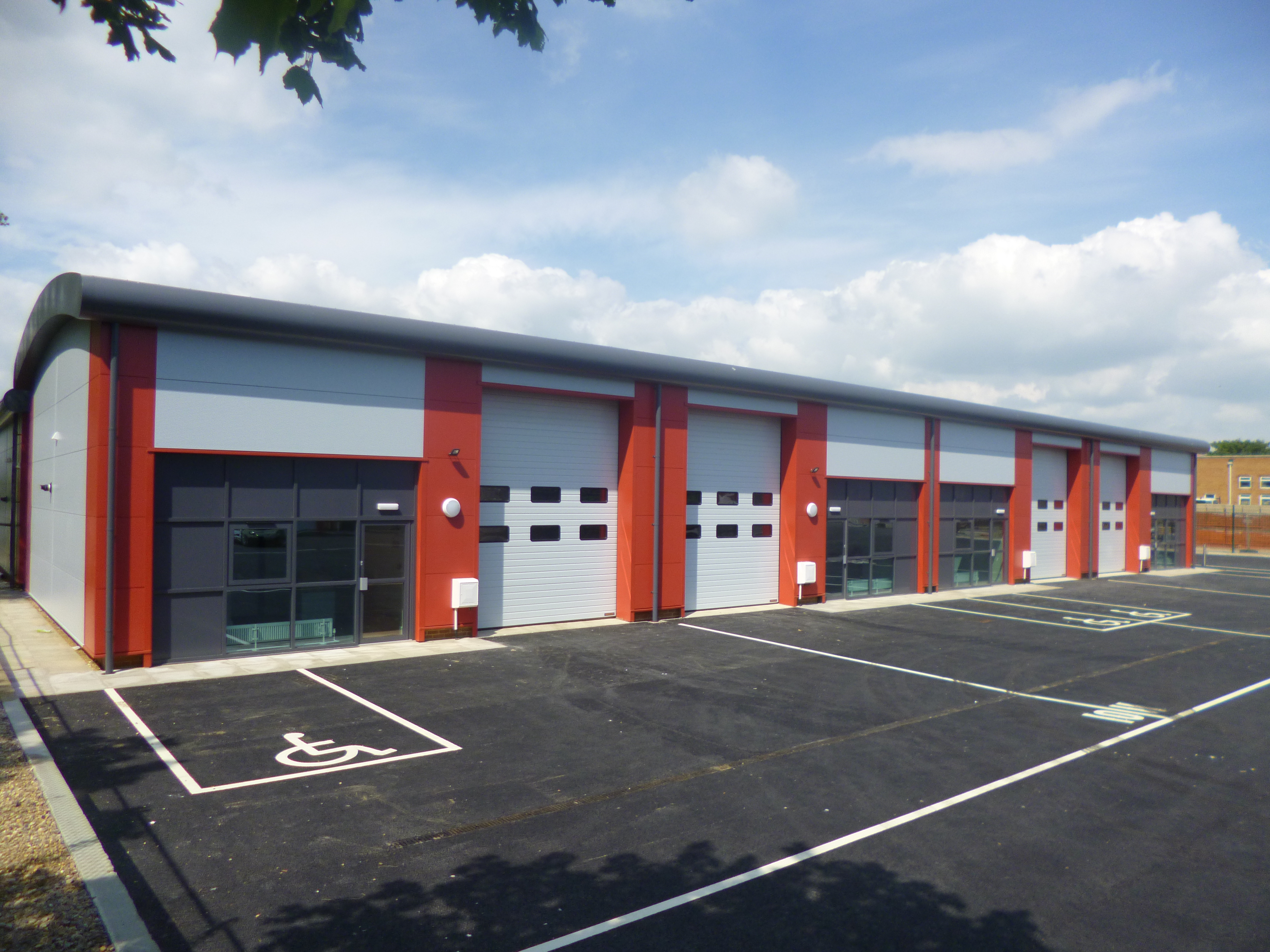 Completed unit at Mobbs Way Enterprise Zone